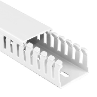 Betaduct Halogen Free Open Slot Trunking 75W x 75H Grey RAL7035 Box of 16 Metres (8 Lengths) - price per 1 (box)