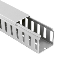 Betaduct PVC Closed Slot Trunking 37.5W x 37.5H Grey RAL7030 Box of 24 Metres (12 Lengths) - price per 1 (box)