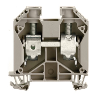 Weidmuller W Series 35mm Beige DIN Rail Terminal for TS35 Rail Single Feed Through WDU35 - price per 100