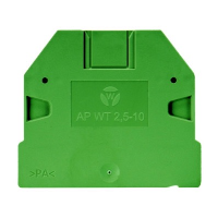 Wieland selos WT AP Green End Plate for WT2.5 - WT10 Terminals - price per 100