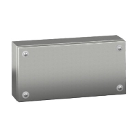 Schneider Spacial SBX Stainless Steel 304L 150H x 300W x 80mmD Terminal Box Screw Down Lid IP66 Internal DIN Rail Supports Included
