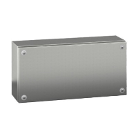 Schneider Spacial SBX Stainless Steel 304L 200H x 400W x 120mmD Terminal Box Screw Down Lid IP66 Internal DIN Rail Supports Included