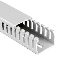 Betaduct PVC Open Slot Trunking 25W x 37.5H Grey RAL7030 Box of 24 Metres (12 Lengths) - price per 1 (box)