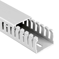 Betaduct PVC Open Slot Trunking 50W x 100H Grey RAL7030 Box of 8 Metres (4 Lengths) - price per 1 (box)