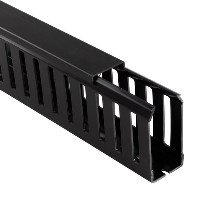 Betaduct LFH Noryl Closed Slot Trunking 50W x 75H Black RAL9004 Box of 16 Metres (8 Lengths) - price per 1 (box)