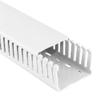 Betaduct Halogen Free Narrow Slot Trunking 37.5W x 50H Grey RAL7035 Box of 16 Metres (8 Lengths) - price per 1 (box)