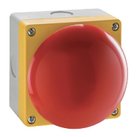 Lovato LP9 Foot & Palm Switch Red Head 1x N/C & 1 x N/O Contacts Stay Put Pull to Release