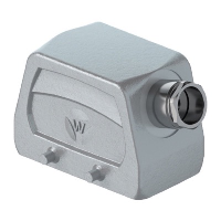 Wieland revos BASIC Size 10 Hood with Cable Gland M20 Lateral Cable Entry Double Locking Lever