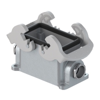 Wieland revos BASIC Size 10 Closed Bottom Base with 2 Cable Glands M20 Single Locking Lever