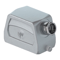 Wieland revos BASIC Size 6 Hood with Cable Gland M20 Lateral Cable Entry Single Locking Lever