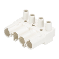 Wieland gesis GST18 4 Pole White Male Connector - price per 100