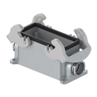 Wieland revos BASIC Size 24 Closed Bottom Base with 2 Cable Glands M25 Single Locking Lever