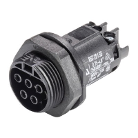 Wieland RST 5 Pole Female Panel Mount Connector M25 Screw Terminals - price per 100