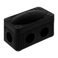 WISKA COMBI 206 BK Polypropylene 85 x 49 x 51mmD Enclosure Black IP66
