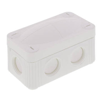 WISKA COMBI 206 WH Polypropylene 85 x 49 x 51mmD Enclosure White IP66