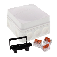 WISKA COMBI 108 WH / 3-221-413 Polypropylene 76 x 76 x 51mmD Enclosure White IP66