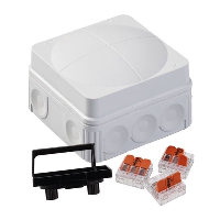 WISKA COMBI 108 LG / 3-221-413 Polypropylene 76 x 76 x 51mmD Enclosure Grey IP66