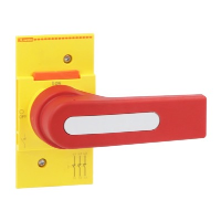 Lovato GL Direct Operating Handle for GL0320C1 - GL0630C1 Red/Yellow Screw fit Defeatable IP66/IP69K