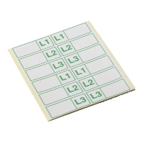 Schneider Electric Acti9 Three Phase + Neutral Labels