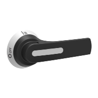 Lovato GL Door Coupling Handle for GL0160-GL0315 Black Screw Fix Defeatable IP66/IP69K