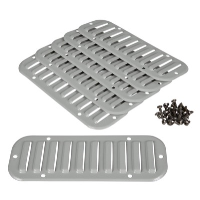 Schneider Electric Louvre Plate for Spacial CRN Enclosure 244 x 90mm Cut-out 216 x 62mm