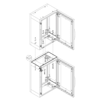Schneider Thalassa PLA Vertical Coupling Kit