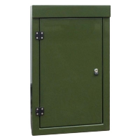 GRP 1000H x 600W x 350mmD Roadside Cabinet IP55 with Open Bottom Plastic Hinges