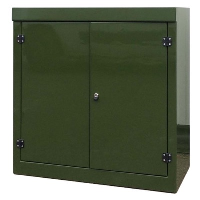 GRP 1260H x 1215W x 500mmD Roadside Cabinet IP55 with Open Bottom Plastic Hinges