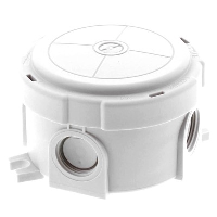 WISKA COMBI 304 WH Polypropylene 82mm Diameter x 57mmD Enclosure White IP66/67