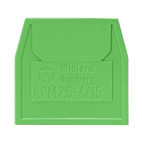 Wieland selos WKM Green End Plate for 55.504.9153.0 APM 4 SL/15 - price per 100