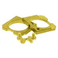 WISKA COMBI 607 Brass Earthing Plate 1 x M25