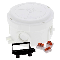 WISKA COMBI 304 WH / 3-221-413 Polypropylene 82mm Diameter x 57mmD Enclosure White IP66/67