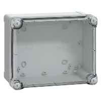 Schneider Thalassa TBP Polycarbonate 241 x 194 x 107mmD Enclosure Clear Lid IP66 RAL7035
