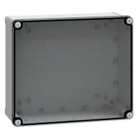 Schneider Thalassa TBP Polycarbonate 341 x 291 x 128mmD Enclosure Clear Lid IP66 RAL7035