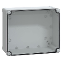 Schneider Thalassa TBP Polycarbonate 291 x 241 x 128mmD Enclosure Clear Lid IP66 RAL7035