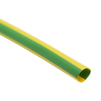 1.5mm Green/Yellow PVC Sleeving 100m Coil - price per 1 (100m)
