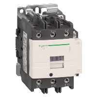 Schneider TeSys D Contactor 3 Pole 95A AC3 45kW 1 x N/C Auxiliary & 1 x N/O Auxiliary 24VAC Coil