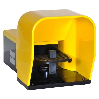 Lovato KG Foot Switch K Series One Pedal with Safety Lever Plastic Body Cover Contacts 1 N/O & 1 N/C Slow Break