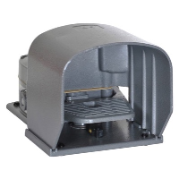 Lovato KR Foot Switch K Series One Pedal with Pedal Actuator Block Metal Body Cover Contacts 1 N/O & 1 N/C Snap Action