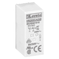 Lovato HR30 2 Pole 8A Relay 230VAC Coil 2 Change-Over Contacts