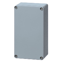 Fibox ALU Aluminium 125 x 222 x 81mmD Enclosure IP66/67/68 RAL7001