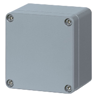 Fibox ALU Aluminium 82 x 77 x 57mmD Enclosure IP66/67/68 RAL7001