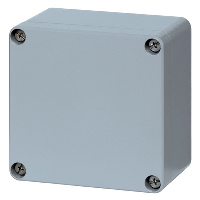 Fibox ALU Aluminium 125 x 124 x 81mmD Enclosure IP66/67/68 RAL7001