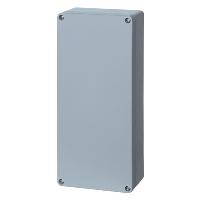 Fibox ALU Aluminium 160 x 360 x 90mmD Enclosure IP66/67/68 RAL7001