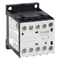 Lovato BG Series Mini Contactor 3 Pole 12A AC3 5.7kW 1 x N/O Auxiliary 110VAC Coil