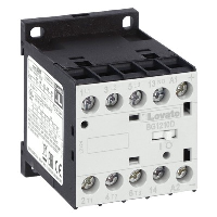 Lovato BG Series Mini Contactor 3 Pole 12A AC3 5.7kW 1 x N/O Auxiliary 24VDC Coil