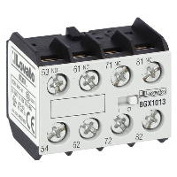 Lovato BG Series Auxiliary Contact Block 2 x N/O & 2 x N/C Contacts Top Mounting