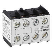 Lovato BG Series Auxiliary Contact Block 3 x N/O & 1 x N/C Contacts Top Mounting