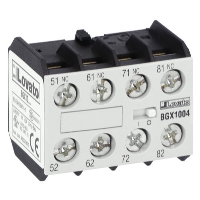 Lovato BG Series Auxiliary Contact Block 4 x N/O Contacts Top Mounting
