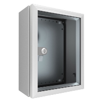 nVent HOFFMAN ADAB Transparent Aluminium Door 600H x 400mmW with 2 Locks